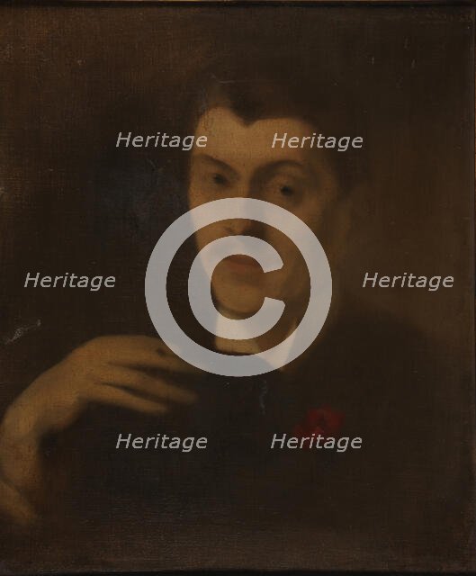 Portrait of Pol Neveux (1865-1939), End of 19th cen.. Creator: Carrière, Eugène (1849-1906).