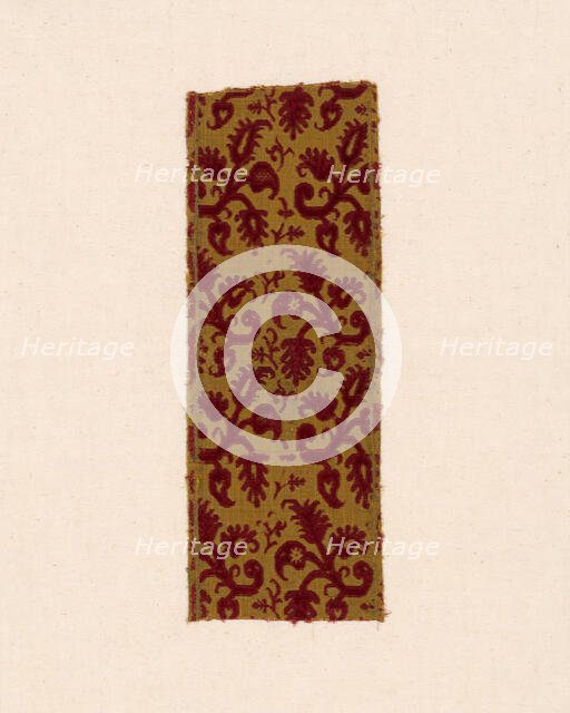 Fragment, Italy, 1601/25. Creator: Unknown.