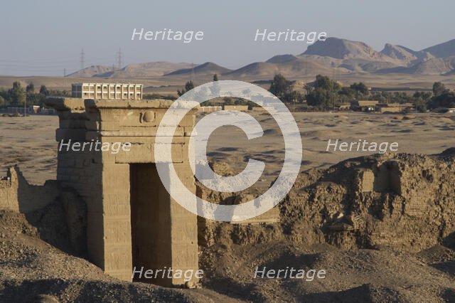 Hathor Temple, Dendera, Egypt, 2003.  Creator: LTL.