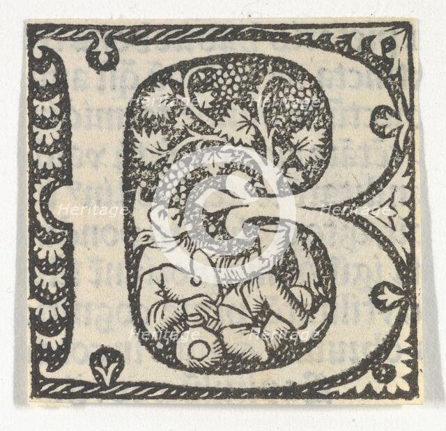 Decorated Roman alphabet, ca. 1499., ca. 1499. Creator: Anon.