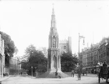 Martyrs Memorial, St Giles, Oxford, Oxfordshire, c1860-c1922. Artist: Henry Taunt