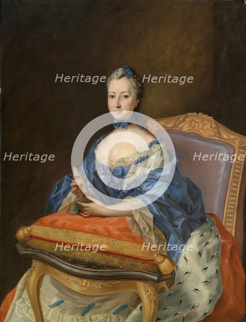 Portrait of Princess Sophie Charlotte of Solms-Hohensolms-Lich, née Countess of Dohna...(1740-1798). Creator: Tischbein, Johann Heinrich, the Elder (1722-1789).