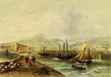 Leith Harbour, c1840, (1942).  Creator: Unknown.