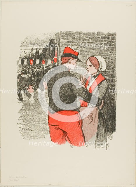 Good Taste, published September 15, 1895. Creator: Theophile Alexandre Steinlen.