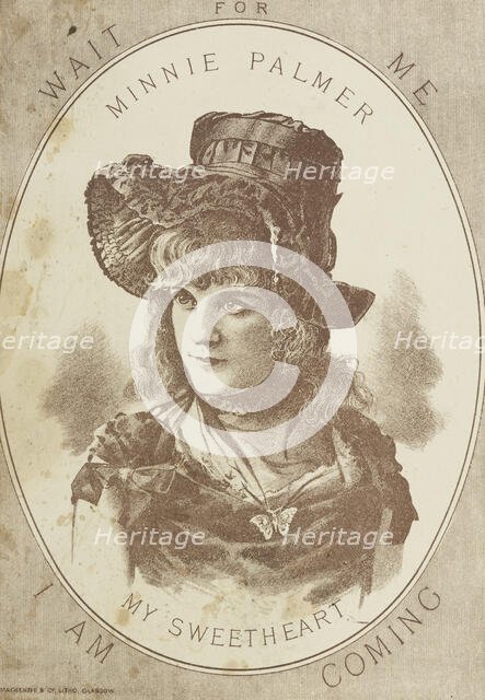 Minnie Palmer in "My Sweetheart", late 19th century.  Creator: Unknown.