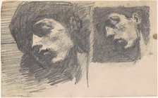 Two Heads, 1875-1880. Creator: John Singer Sargent.