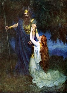 Odin and Brunhilde. Artist: Unknown
