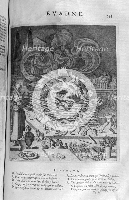 'Evadne', 1615. Creator: Leonard Gaultier.