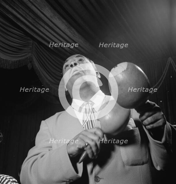 Portrait of Machito, Glen Island Casino, New York, N.Y., ca. July 1947. Creator: William Paul Gottlieb.