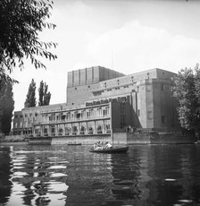 Memorial Theatre, Stratford-upon-Avon, Warwickshire, c1955. Creator: Arthur Charles Kirby Ware.