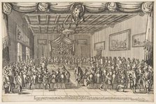 Banquet of the Piacevoli, 1627. Creator: Stefano della Bella.