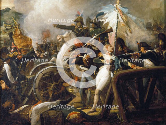 Battle on a Bridge, c1820-1870. Creator: Jean-Victor Schnetz.