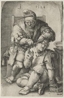 The Surgeon, 1524. Creator: Lucas van Leyden (Dutch, 1494-1533).