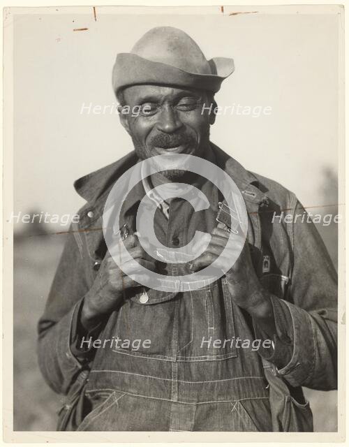 Father of Twenty-three Children, Gee's Bend, Alabama, 1937. Creator: Arthur Rothstein.