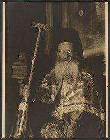 Religious leader, about 1920. Creator: Arnold Genthe.