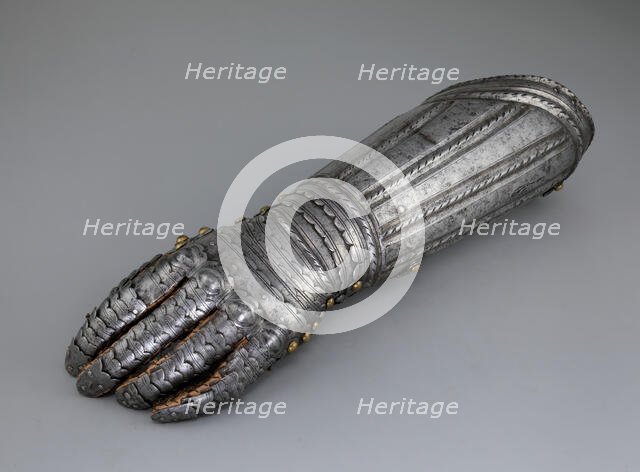 Parrying Gauntlet, Italy, 1550/1575. Creator: Unknown.