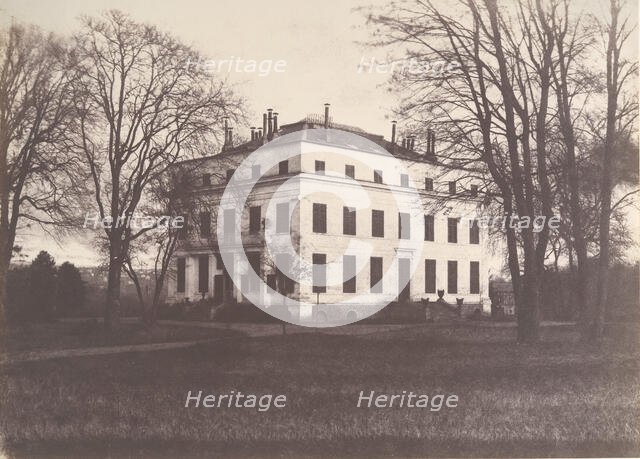 Château of Princess Mathilde, Enghien, 1854-55. Creator: Edouard Baldus.