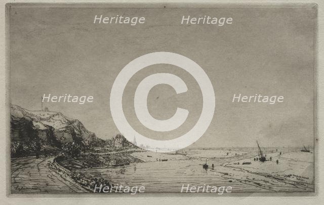 Vue prise du Port de Dives. Creator: Maxime Lalanne (French, 1827-1886).