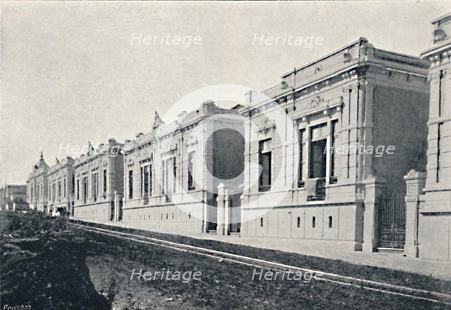 'Rua Conselheiro Nebias', 1895. Artist: Paulo Kowalsky.