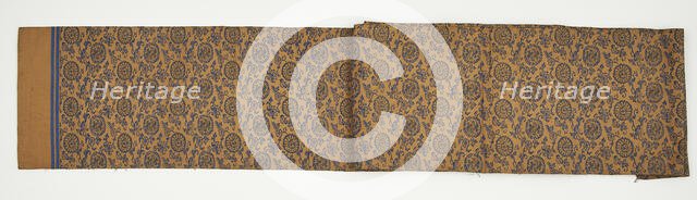 Brocade, silk. An obi, Edo period, 1615-1868. Creator: Unknown.