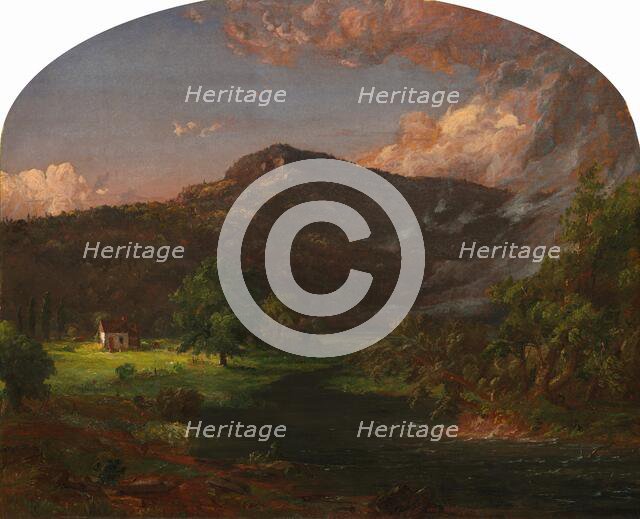 Tourn Mountain, Head Quarters of Washington, Rockland Co., New York, 1851. Creator: Jasper Francis Cropsey.