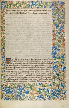 Decorated Text Page, about 1460-1470. Creator: Unknown.