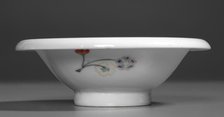 One of a Pair of Bowls with Flowers and Branches: Kakiemon Ware, early 18th century. Creator: Unknown.