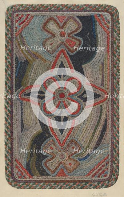 Shaker Rug, 1935/1942. Creator: George V. Vezolles.