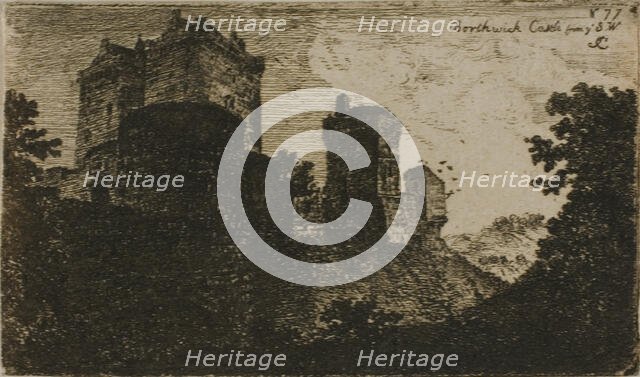 Borthwick Castle from the Southwest, n.d. Creator: John Clerk.