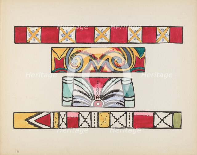Plate 49: Miscellaneous Design: From Portfolio "Spanish Colonial Designs of New Mexico", 1935/1942. Creator: Unknown.