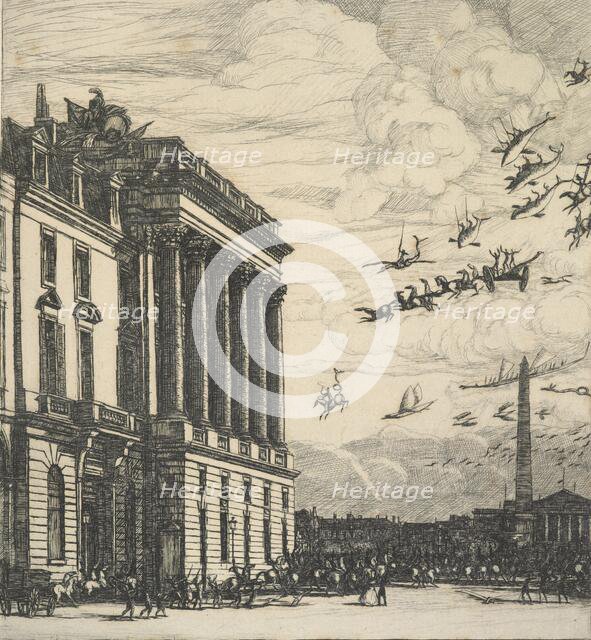 Le Ministère de la Marine (The Ministry of the Navy), 1865. Creator: Charles Meryon.