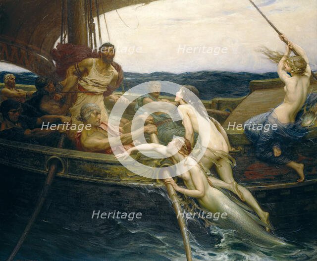 Ulysses and the Sirens, c1909. Creator: Draper, Herbert James (1863-1920).