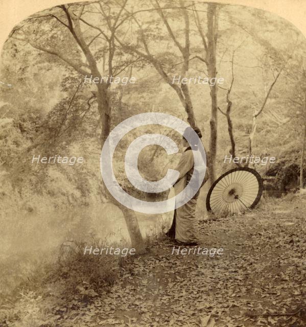 'The Golden Days of Autumn in Japan', 1896. Creator: Underwood & Underwood.