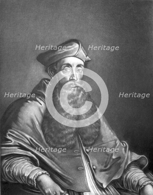 ''Cardinal Reginald Pole; Natus 1500', 1815. Creator: Robert Dunkarton.