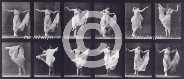 Dancing (fancy), 1887.  Creator: Eadweard J Muybridge.