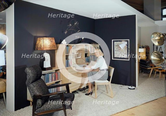 Ludwig Baumann, Grand Central Palace Exhibit, 1951. Creators: Gottscho-Schleisner, Inc, Ludwig Baumann.