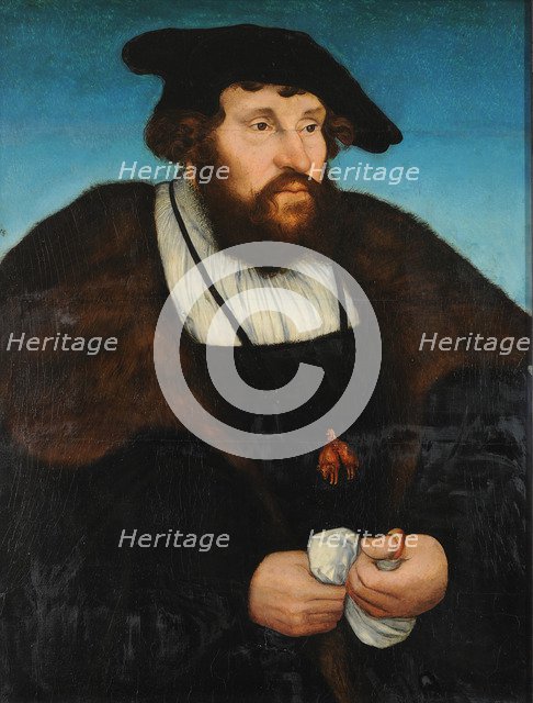 Portrait of the King Christian II of Denmark (1481-1559), ca 1523-1530.