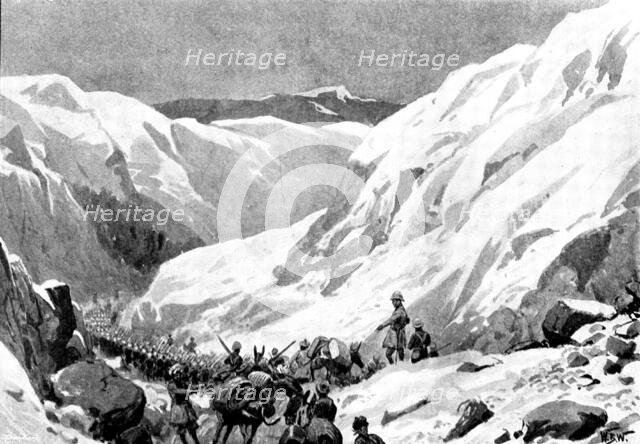 The Chitral Expedition: with General Gatacre and the Buffs on the march, 1895. Creator: Unknown.