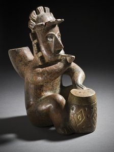 Seated Drummer, 200 B.C.-A.D. 500. Creator: Unknown.