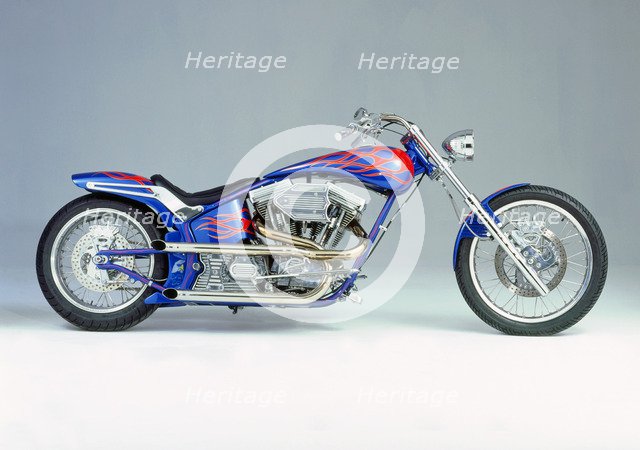 1996 Harley Davidson Batt Boy by Battistinis custom conversions. Artist: Unknown.