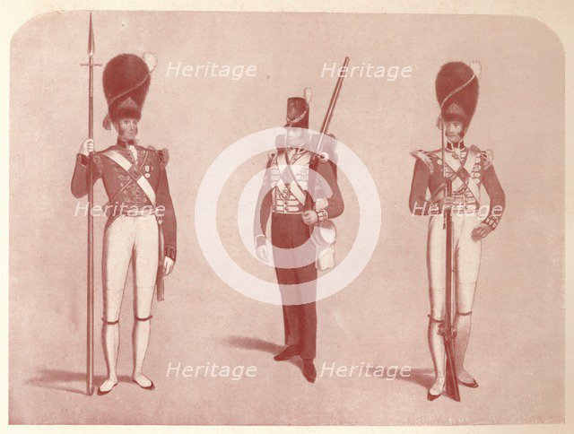 '1st or Grenadier Regiment of Guards in 1815', 1909. Artist: Unknown.