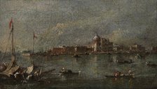 Venetian Scene, late 18th-early 19th century. Creator: Giacomo Guardi.