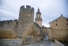 Cathedral tower and city walls, Burgo de Osma, Soria, Spain, 2007. Artist: Samuel Magal
