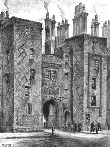 ''The Old Buildings, Lincoln's Inn', 1890. Creator: Unknown.