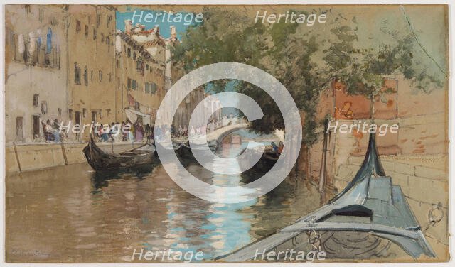 Venice, between 1860 and 1915. Creator: Francis Hopkinson Smith.