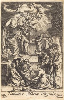 The Birth of the Virgin, in or after 1630. Creator: Jacques Callot.