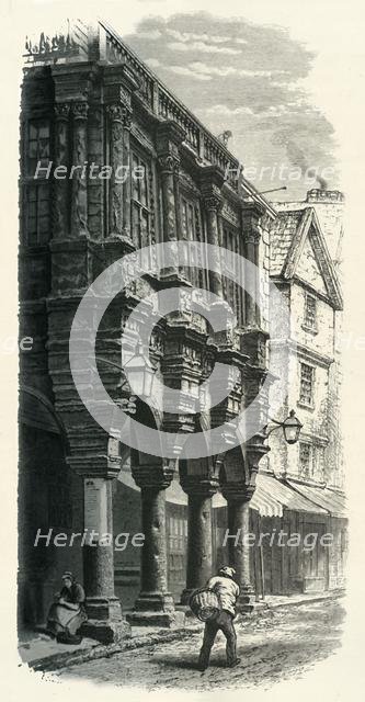 'The Town Hall, Exeter', c1870.
