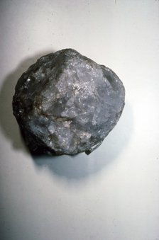 Paleolithic Quartz Pebble Tool, Olduvai, 1 to 2 million years old. Artist: Unknown.