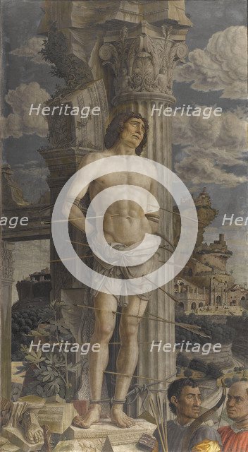 The Martyrdom of Saint Sebastian. Artist: Mantegna, Andrea (1431-1506)