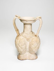 Double-Bodied Amphora Vase, Sui dynasty (581-618). Creator: Unknown.